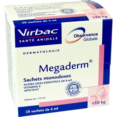 Virbac Megaderm 28 x 4 ml do 10 kg