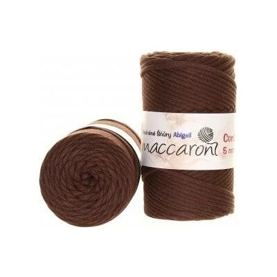 Maccaroni Abigail 5 mm hnědá
