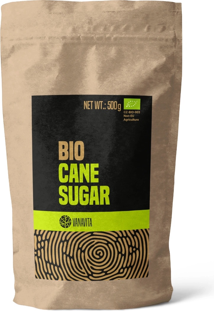 GymBeam VanaVita БИО Тръстикова захар 500 g