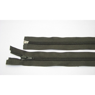 Zips špirála deliteľný 5mm - dĺžka 60cm,tmavo zelená