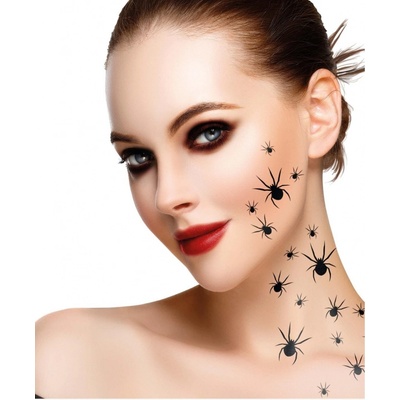 Gurica sada nalepovacího tetování 16 ks pavouci