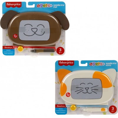 Fisher-Price FP Pets Kreslicí tabulka dva druhy pejsek kočička HYC27 (Věk 3+)