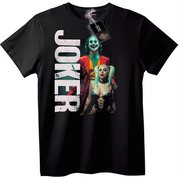 NOONEBRAND Тениска Джокър и Харли Квин - 2XL, Black