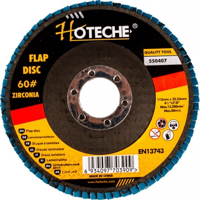 Hoteche Lamelový brusný kotouč 115 mm P60 HT550407