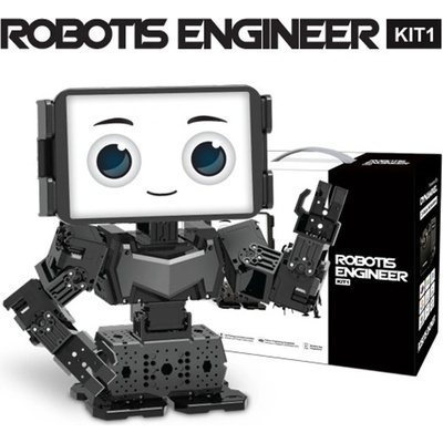 Robotis Комплект за роботика Robotis ENGINEER Kit 1, програмируем, с образователна цел, с дистанционно устройство, до 7 фигури роботи общо чрез учебните помагала, 14+ (901-0153-300)