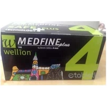 Wellion Medfine Plus Jehly 32Gx4 mm 100 ks inz.pera