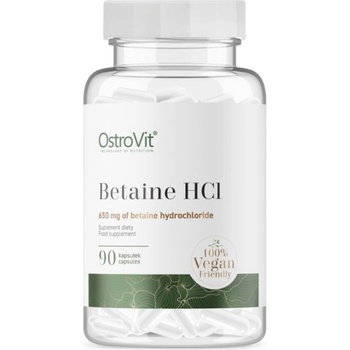 OstroVit Betaine HCl, 650 mg, 90 капсули, OstroVit