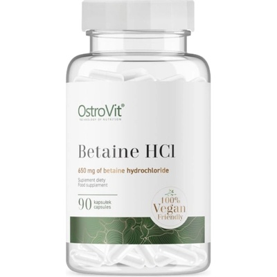 OstroVit Betaine HCl, 650 mg, 90 капсули, OstroVit