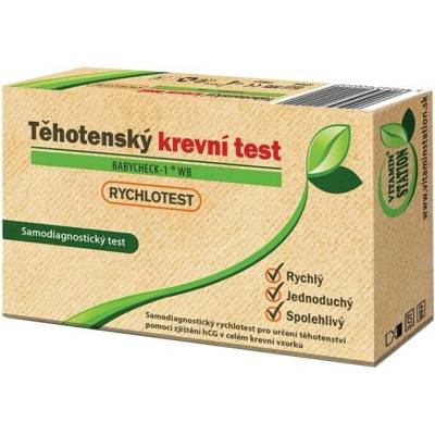 Vitamin Station Rychlotest Těhotenský krevní test 1 ks