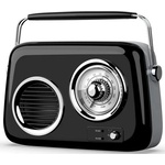 Diva Портативно радио Diva - Retro Box BT 8600, Bluetooth, черно (30500)