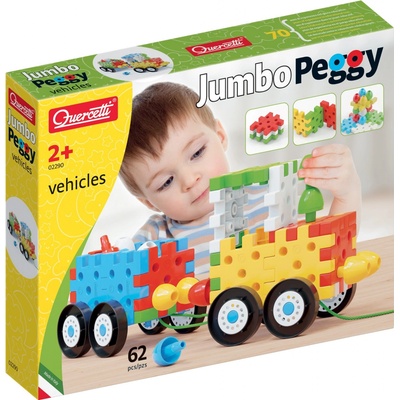 Quercetti Jumbo Peggy Vehicles