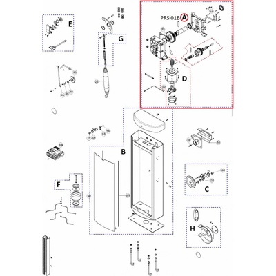 PRSI01B motor s prevodovkou pre SIGNO6