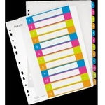 Leitz Binder holders A4 WOW, printable 1-12 (10K395D)