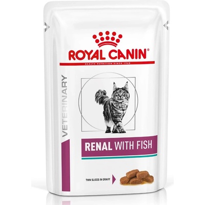 Royal Canin Veterinary Feline Renal v omáčke ryby 24 x 85 g