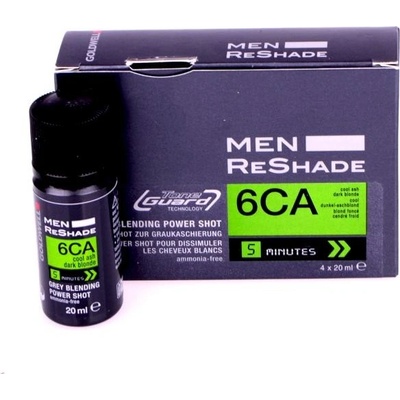 Goldwell Men Reshade 6CA - tmavá popolavá blond 4 x 20 ml