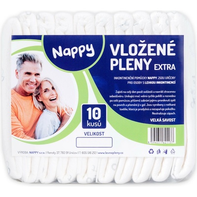 Nappy EXTRA 60 x 30 cm 10 ks