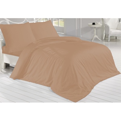 Brotex obliečky Satén Béžové 200x200 70x90