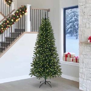 vidaXL С изкуствено коледно дърво Зелен 240 cm PE и PVC (3397381)