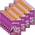 Whiskas пакетче Junior с пиле в желе 28 x 85 г