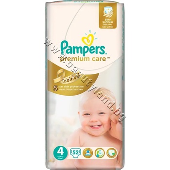 Pampers Пелени Pampers Premium Care Maxi, 52-Pack, p/n PA-0202081 - Пелени за еднократна употреба за бебета с тегло от 8 до 14 kg (PA-0202081)