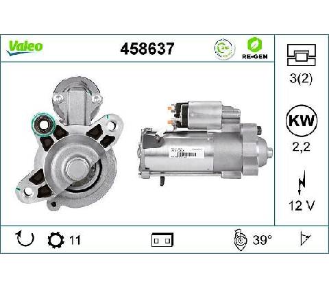 VALEO Startér 458637
