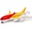 Dickie Toys Самолет Sky Flyer 18 см (3342014)