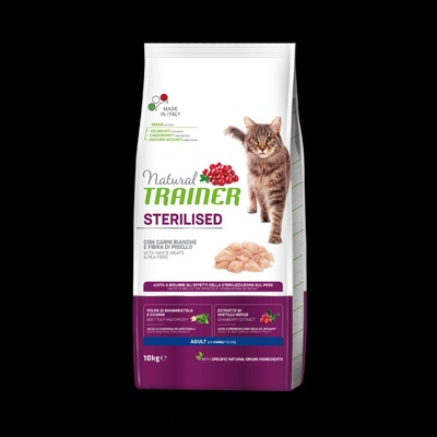 Trainer Natural Cat Sterilised hydinové mäso 10 kg