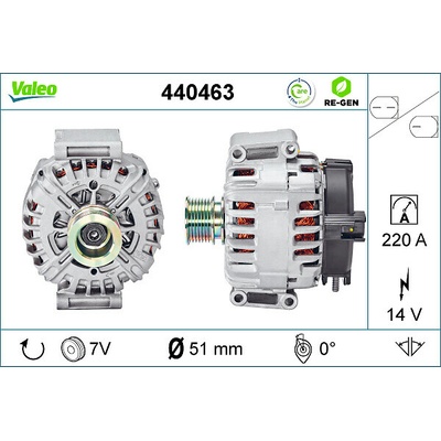 Alternátor VALEO 440463