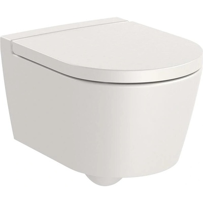 Roca Конзолна тоалетна чиния A346528650, седалка и капак, порцелан, бежов, 44x37x48см (A346528650)