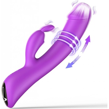 Paloqueth Thrusting Rabbit G-Spot Vibrator Purple