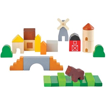 PlanToys Stavebnice - Na venkově