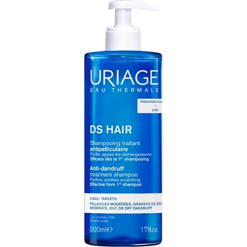 Uriage DS Hair Третиращ шампоан против пърхот, 500 ml