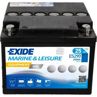 Exide Equipment Gel 25Ah 150A right+ ES290