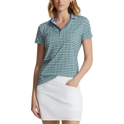 Ralph Lauren RLX SS Print LTWL Airflow Polo yellow