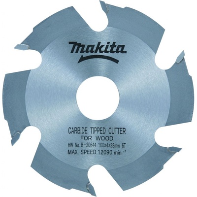 Makita Fréza na lamely B-20644 100x4x22mm Z=6