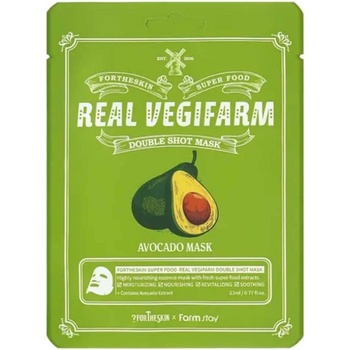 Fortheskin - Super Food Real Vegifarm Double Shot Mask 23ml - Avocado