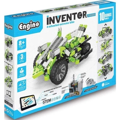 Engino INVENTOR MOTORIZED 4-колесен xtreme велосипед с 10 бонусни модела