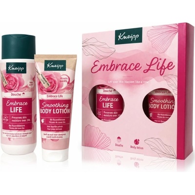 Kneipp Embrace Life sprchový gél 200 ml + Kneipp Embrace Life telové mlieko 75 ml kozmetická sada