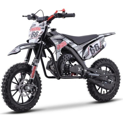 mamido Dětská benzínová motorka RamiGO TIGER 49CC černá – Zboží Mobilmania