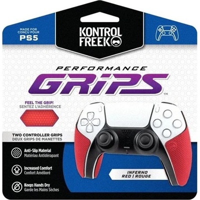 KontrolFreek Производителност PS5 Меки ръкохватки червен RED-4777- PS5 (RED-4777- PS5)