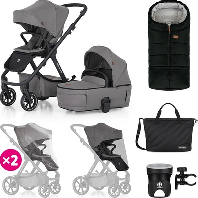 PETITE&MARS kombinovaný ICON 2v1 Dove Grey XXL RWS 2024
