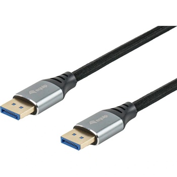 Equip 119283 DisplayPort кабел 3 м Сребърен, Черен (119283) (119283)