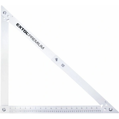 EXTOL PREMIUM uholník stavbársky skladací 600mm, Al, 8825109