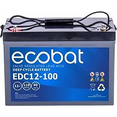 ECOBAT EDC12-100 110Ah 12V