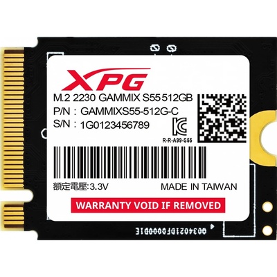 ADATA XPG GAMMIX S55 512GB, SGAMMIXS55-512G-C