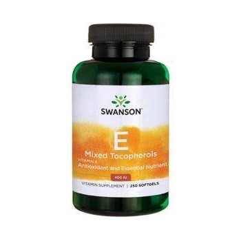 Swanson Витамин Е смесени токофероли Swanson, 400IU, 250 Softgel. , 4380