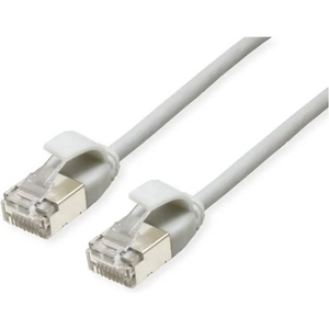 Roline Patch кабел U/FTP CAT6a LSOH, тънък, ултра гъвкав, кабел за центрове за данни, устойчив на издърпване, 0, 3 м, сив 21.15. 3301-100 (21.15.3301-100)