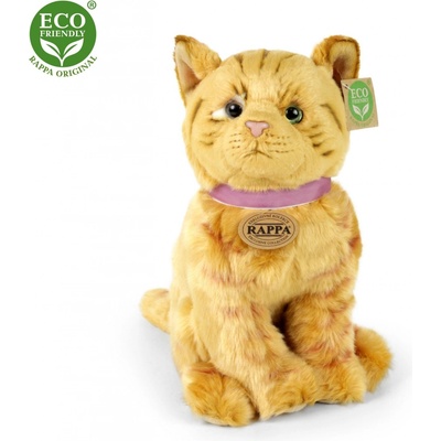 Eco Fiendly Rappa kočka šedá ležící 30 cm