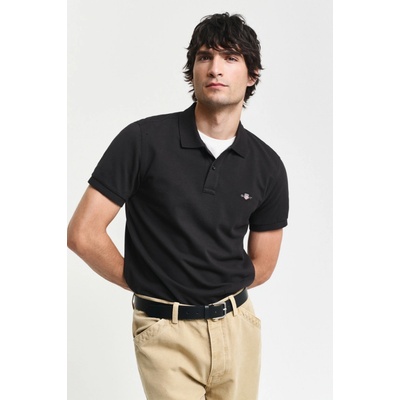 Gant slim shield SS pique Polo black