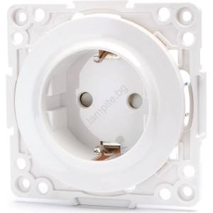 Aigostar - Домашна безрамкова SCHUKO розетка 250V/16A бяла (AI2747)